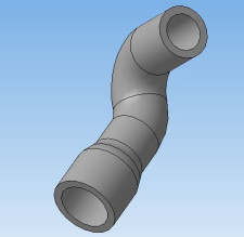 Шланг соединительный охлаждения снегоход Stels 800см3 LU094070