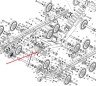 Пружина задней подвески снегоход Stels Ermak 600/800Long 10х58х77-240мм (левая навивка) LU090935