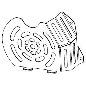 Кожух SА800-28011009 снегоход Stels VITYAS JU090250