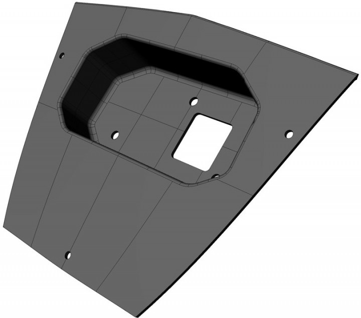 Кронштейн приборной панели Стелс Росомаха 800 пластик 840704-800-0000 JU051915
