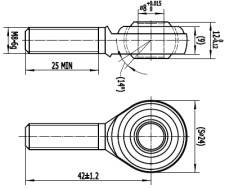 Наконечник NOS08T Stels Guepard 2.0 LU100787