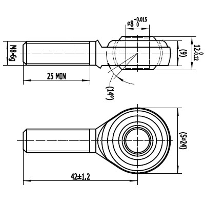 Наконечник NOS08T Stels Guepard 2.0 LU100787