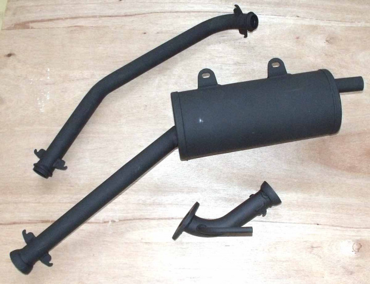 Труба выхлопная с глушителем Stels 500 GT в сборе C500B-1201000