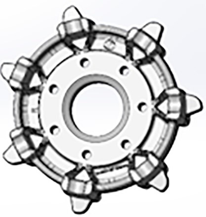 Звездочка ведущего вала правая снегоход Stels Stavr Ataman LU093814