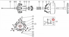 Прокладка роульса Снегоход Stels 14.5x10.2x1 21124-T09-0000