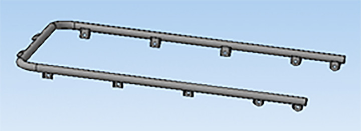 Труба в сборе Ataman окраш RY000231