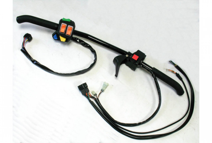 Руль мотоциклетного типа с элементами управления снегоход Stels Vityaz Stavr Ataman Viking 600см3 версия 2.0/3.0 LU089047