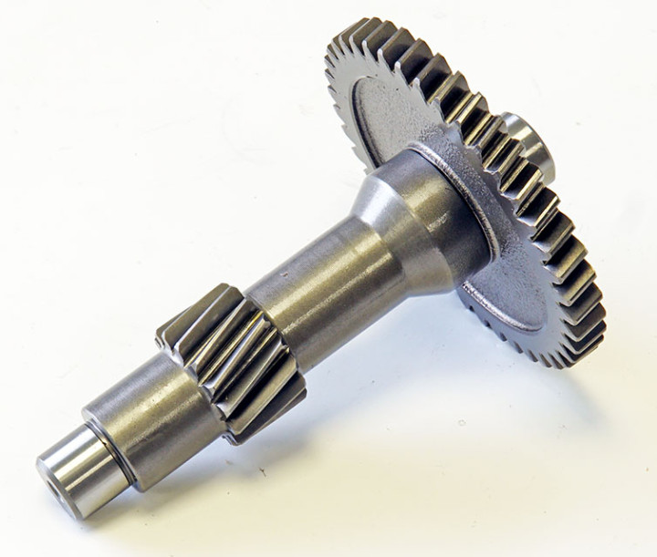 Вал механизма переключения передач с шестерней заднего хода, в сборе снегоход Stels Капитан LU092419