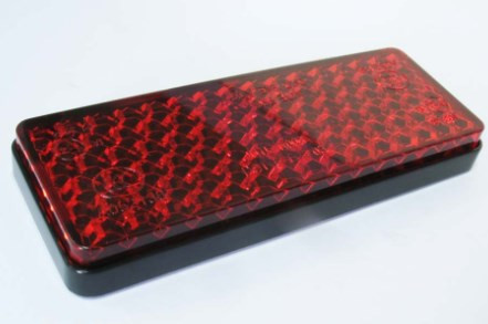 Световозвращатель задний красный 33х87мм (самоклеющийся) LU074396