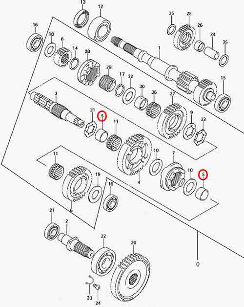 Втулка шестерни пониженной передачи Stels Leopard 600\650 172204-102-0000 LU071406