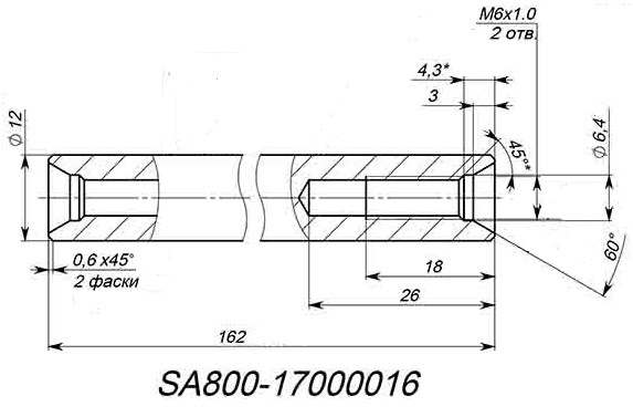 Вал вилок КПП (I) LU085863