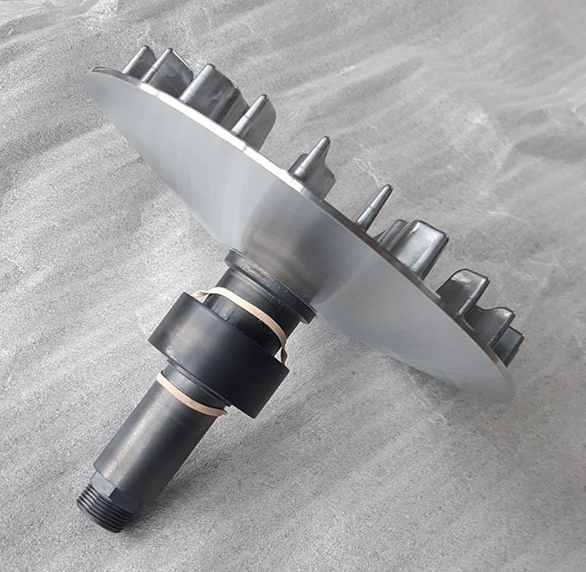 Половина ведущего шкива вариатора CVTech Stels Guepard неподвижная ал.сплав RY000501 Половина ведущего шкива вариатора CVTech Stels Guepard неподвижная ал.сплав RY000501