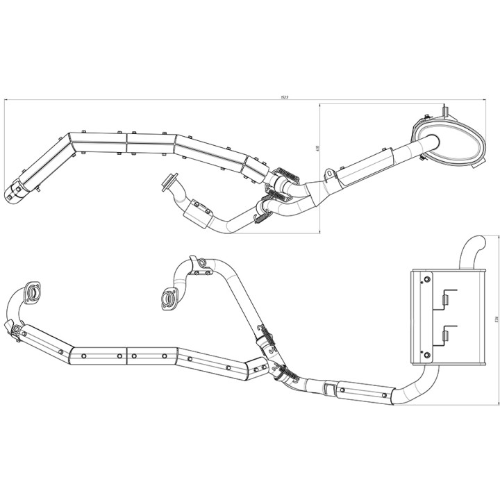 Система выпуска газа A1000GK-12000210 LU103468 Система выпуска газа A1000GK-12000210 LU103468