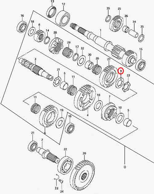 Шайба шестерни реверсивной передачи Stels Leopard 600\650 172212-102-0000 LU071451