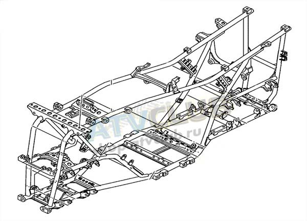 Рама Stels Leopard 600\650 280010-102-0000 JU065082