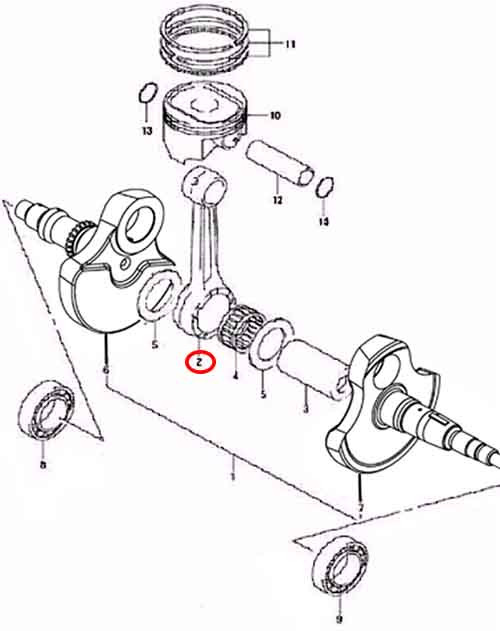Шатун Stels Leopard 650 102501-107-0000 LU087479