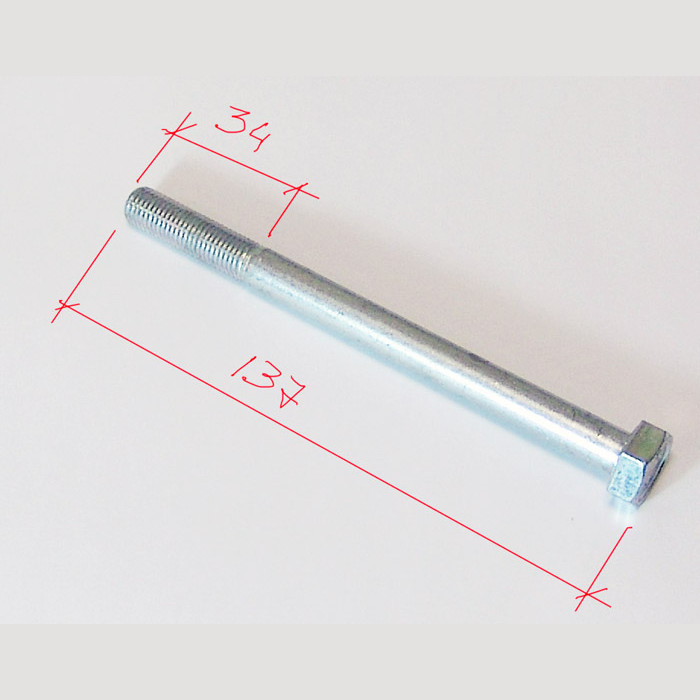 Болт M10x1,25x130 DIN 960-10P LU072027