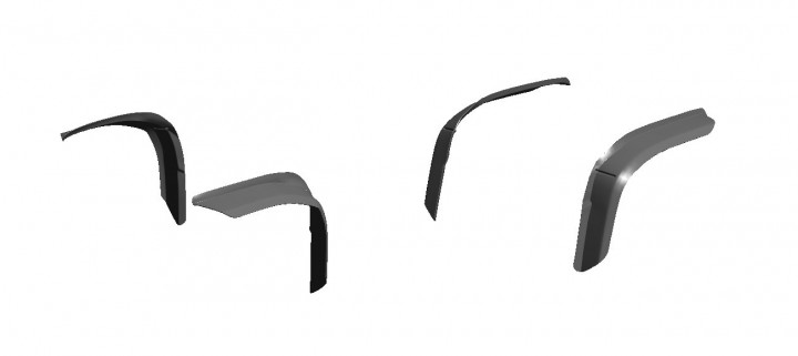 Расширители колесных арок для квадроцикла BRP Can-Am Outlander G1 MP0302 Расширители колесных арок для квадроцикла BRP Can-Am Outlander G1 MP0302