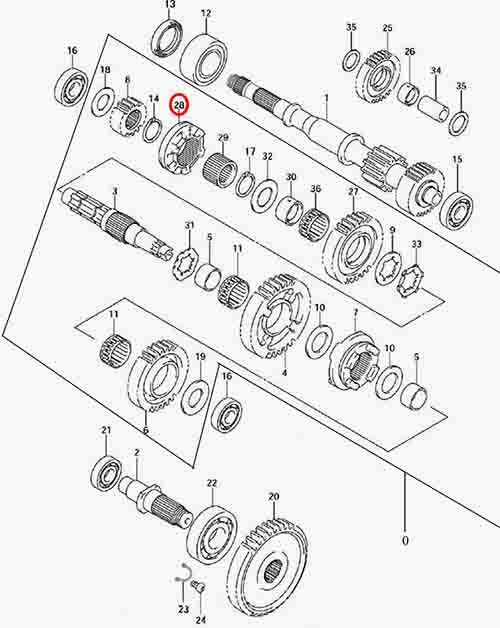 Муфта шлицевая выбора реверсивной передачи Stels Leopard 600\650 172218-102-0000 LU071454