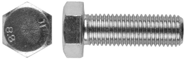 Болт M8x25 DIN 933-88P JU056052 Болт M8x25 DIN 933-88P JU056052