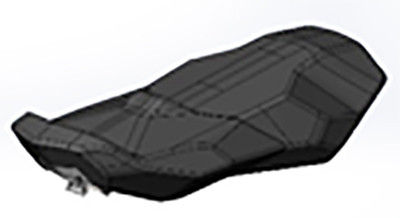 Сиденье двухместное в сборе SA800-68000100 (см.новый код - JU120212) снегоход Stels VITYAS JU105290