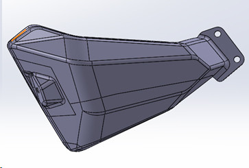 Щиток ручки пассажира SA800-84020037 снегоход Stels VITYAS RY000396