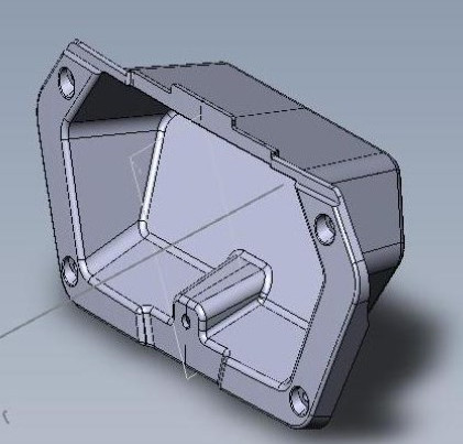 Дно бардачка снегоход Stels Viking LU072792
