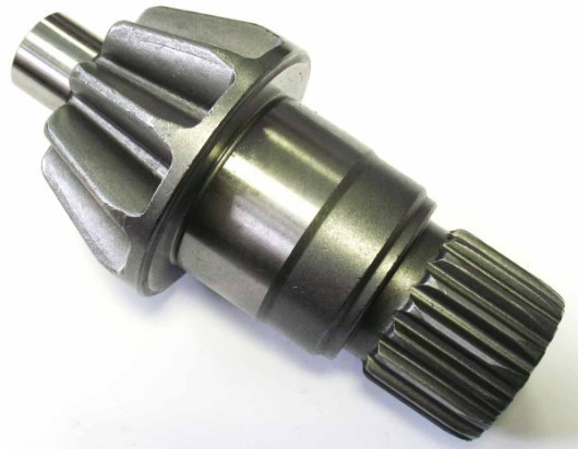 Вал переднего редуктора ведущий с конической шестерней Stels Guepard \ Leopard 230201-102-0000 LU022270 Вал переднего редуктора ведущий с конической шестерней Stels Guepard \ Leopard 230201-102-0000 LU022270