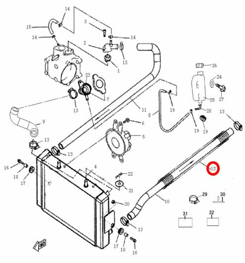 Оплетка патрубка системы охлаждения Stels ATV 300B сталь 2.6.01.0100 LU019828 Оплетка патрубка системы охлаждения Stels ATV 300B сталь 2.6.01.0100 LU019828