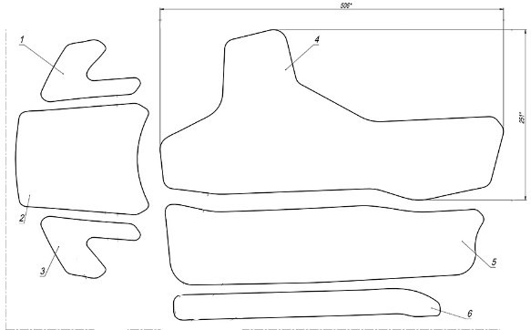 Комплект термоизоляции LU095141