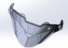 Щиток ветрового стекла, черный снегоход Stels VITYAS Ataman LU091497