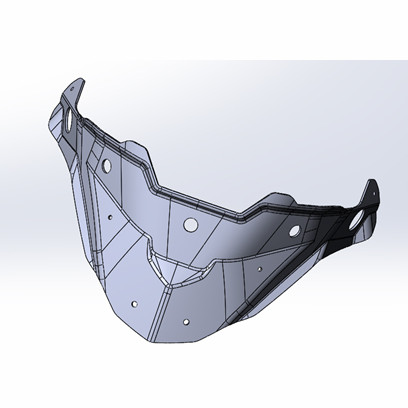 Щиток ветрового стекла, черный снегоход Stels VITYAS Ataman LU091497