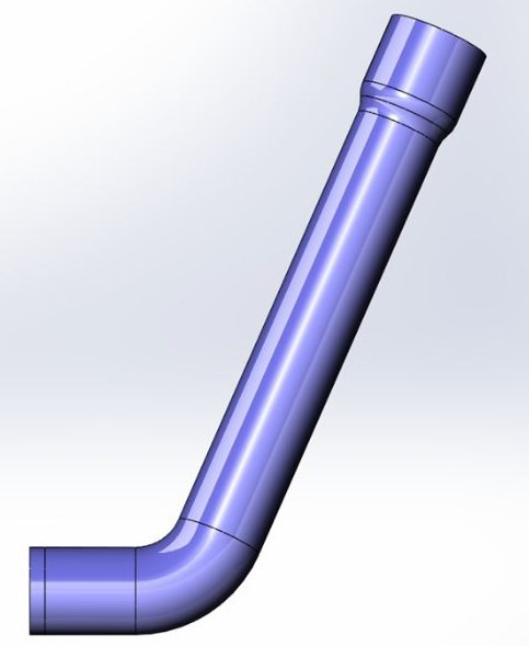 Шланг 253 мм снегоход Stels Vityaz SA800-13000105 JU135601