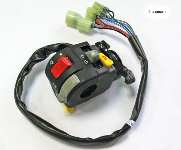 Блок переключателей рулевой левый Stels Leopard (12 В) 377102-102-0000 LU053527