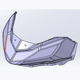 Визор фары, прозрачный глянцевый снегоход Stels VITYAS Ataman LU091721