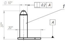 Фиксатор в сборе Ataman оцинк RY000448