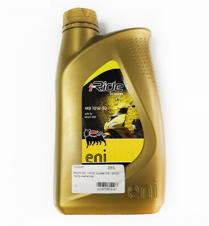 Моторное масло для скутеров 10w-30 синтетика Eni i-ride scooter MB 4T 152081 Моторное масло для скутеров 10w-30 синтетика Eni i-ride scooter MB 4T 152081