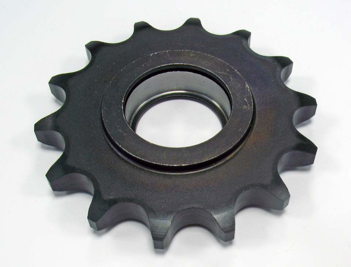 Звёздочка натяжителя цепи главной передачи (14Т), сталь снегоход Stels Капитан LU091322 Звёздочка натяжителя цепи главной передачи (14Т), сталь снегоход Stels Капитан LU091322