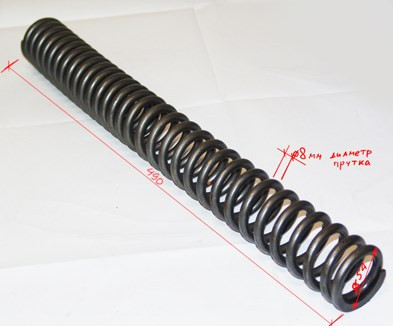 Пружина передней стойки снегоход Stels Viking JU055763 Пружина передней стойки снегоход Stels Viking JU055763