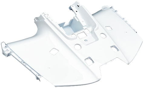 Панель облицовочная кузова верхняя задняя, белый для квадроцикла Segway A02H13402001 LU097302