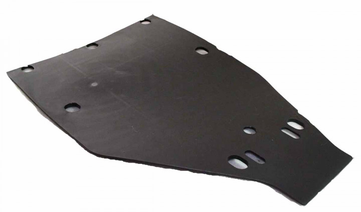 Щиток кузова облицовочный грязезащитный задний, пластик Stels ATV 300B  6.2.01.0110 LU019001