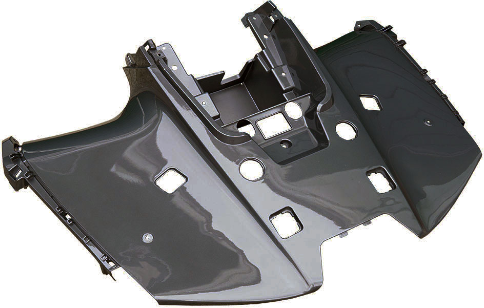 Панель облицовочная кузова верхняя задняя, черный для квадроцикла Segway A02H13405001 LU097304