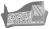 Опора для ног левая Stels Leopard 840513-102-0000 JU065025
