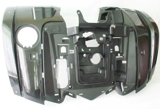 Щиток кузова облицовочный передний (черный) Стелс Леопард 600\650 840356-102-0100 JU065009