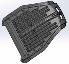 Кожух нижний центральный снегоход Stels Stavr RY000150