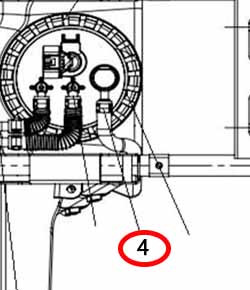 Соединитель топливного шланга угловой Stels Guepard 111211-103-0000 JU074649