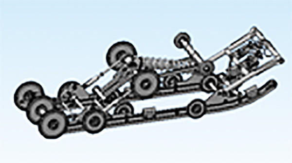 Движитель гусеничный в сборе снегоход Stels Ataman RY000366 JU123516