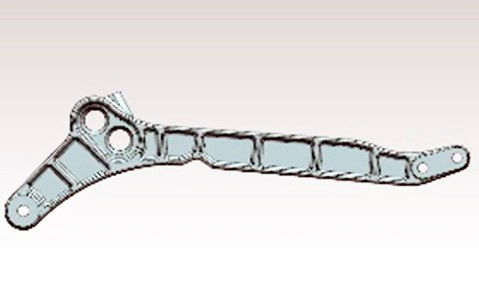 Кронштейн крепления двигателя снегоход Stels Ataman Vityaz 800см3 LU088928 Кронштейн крепления двигателя снегоход Stels Ataman Vityaz 800см3 LU088928