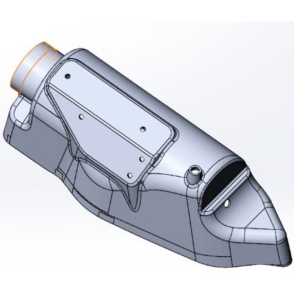 Корпус ГШВ верхний снегоход Stels Stavr 600см3 LU095132