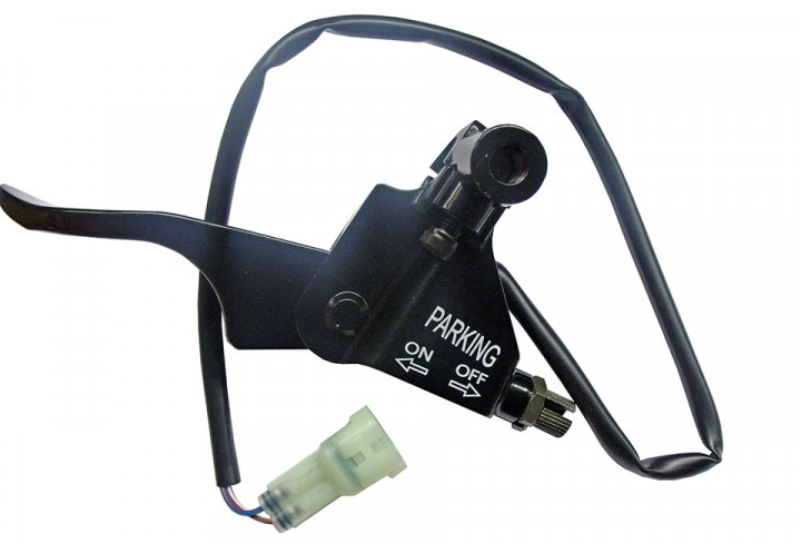 Рычаг стояночного тормоза с датчиком "P"KT Stels Leopard 350910-102-0000 IJ000321 LU083609 Рычаг стояночного тормоза с датчиком "P"KT Stels Leopard 350910-102-0000 IJ000321 LU083609